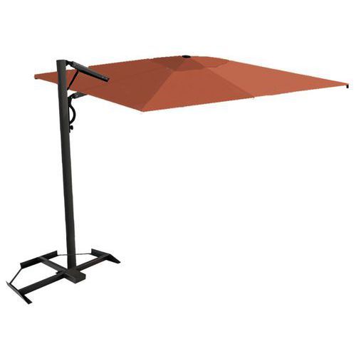 PARASOL ASTRO CARBON 35X35M SANS VOLANT - TOILE TERRACOTTA - SCOLARO