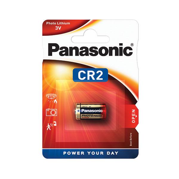 Pile lithium Panasonic - Blister CR2 3V 850mAh - Pour détecteur de Chlore_0