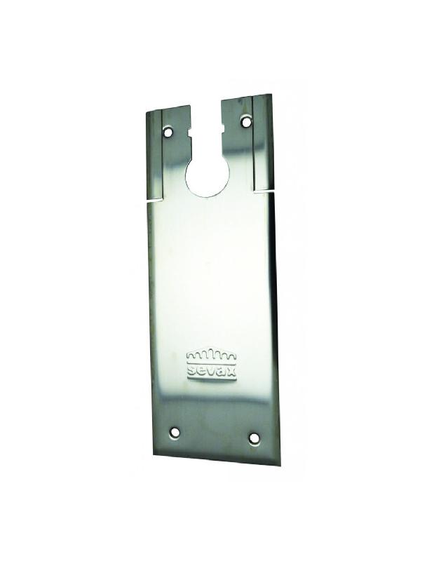PLAQUE EN ACIER FINITION INOX POLI POUR PIVOT DE SOL JANUS+ ET MINOS+ - SEVAX - SN313924
