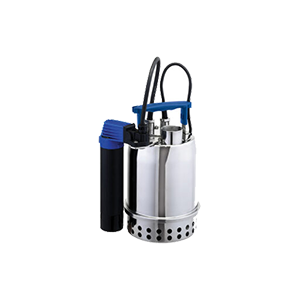 Pompe centrifuge métallique monocellulaire immergée, conçu pour le relevage d'eaux d'infiltration, la vidange des caves et sous-sol, le drainage de chantiers - vide-cave_0