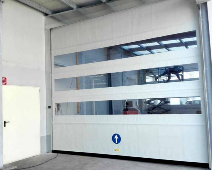 Porte rapide à enroulement - digitale, auto réparable pour basses températures et haut trafic - RolliZIP BT_0