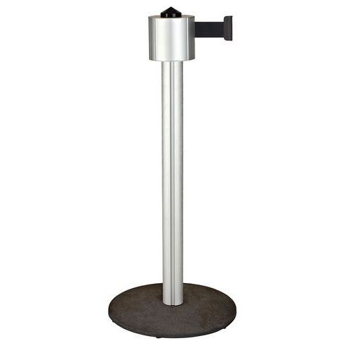 POTEAU ALUMINIUM STORETRAC MONO À SANGLE 12M - NOIR - BELTRAC