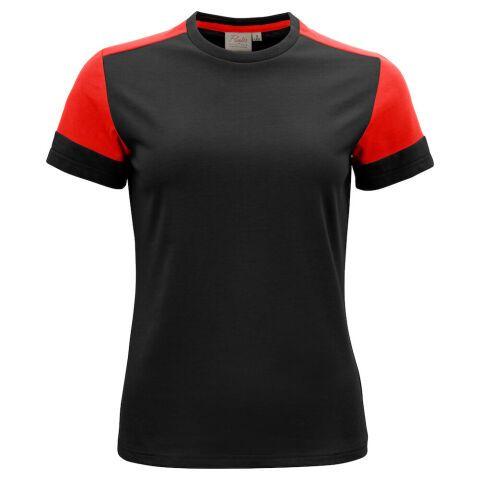 PRINTER PRIME PRIME T-SHIRT FEMMES NOIR/ROUGE - TAILLE XXXL