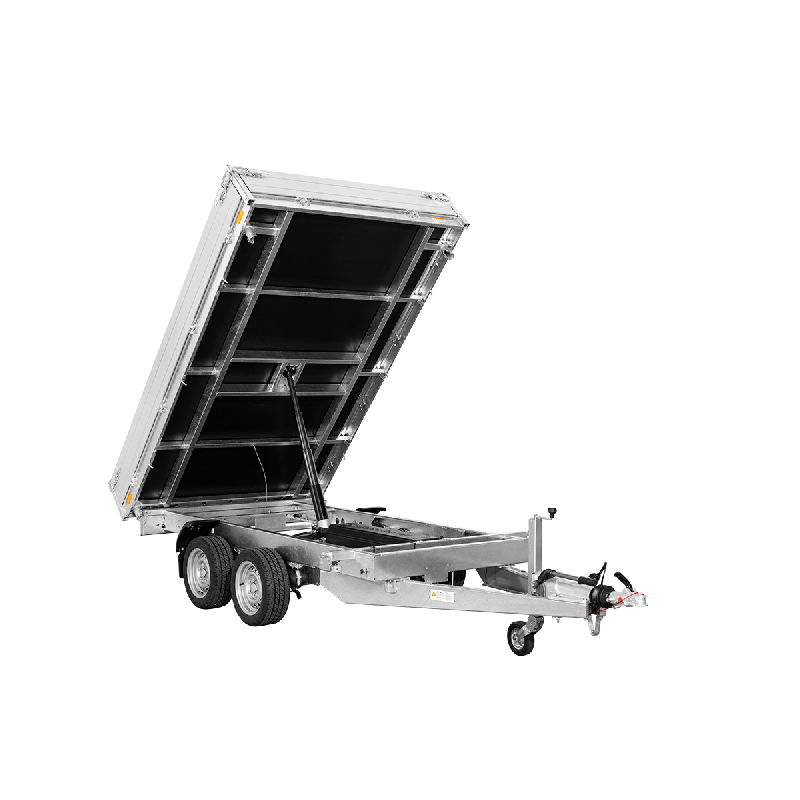 Remorque Tri-benne SARIS - 306 x 170 - PTAC : 3500 kg - 2 Essieux - Freinée - Pompe Electrique - Référence K3 310 176 3000 2 HDS E_0