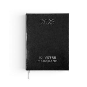 Semainier paris 2023 - 210x270mm - couverture noire sans marquage référence: ix365799_0