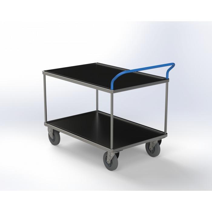 Servantes 2 plateaux tôlés- 500 Kg - PLANORGA - 8MSS12PTH2N716_0