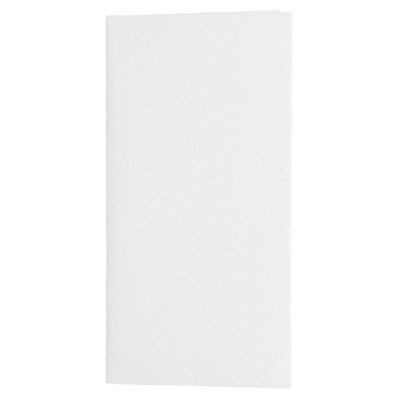 Serviette-étui pour couverts intissé blanc 40x40cm - par 700_0