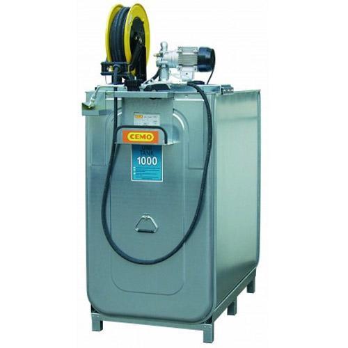 Station service électrique LUB PRO 1 000 litres - Pour huiles neuves - CEMO - Réf. 8680F_0