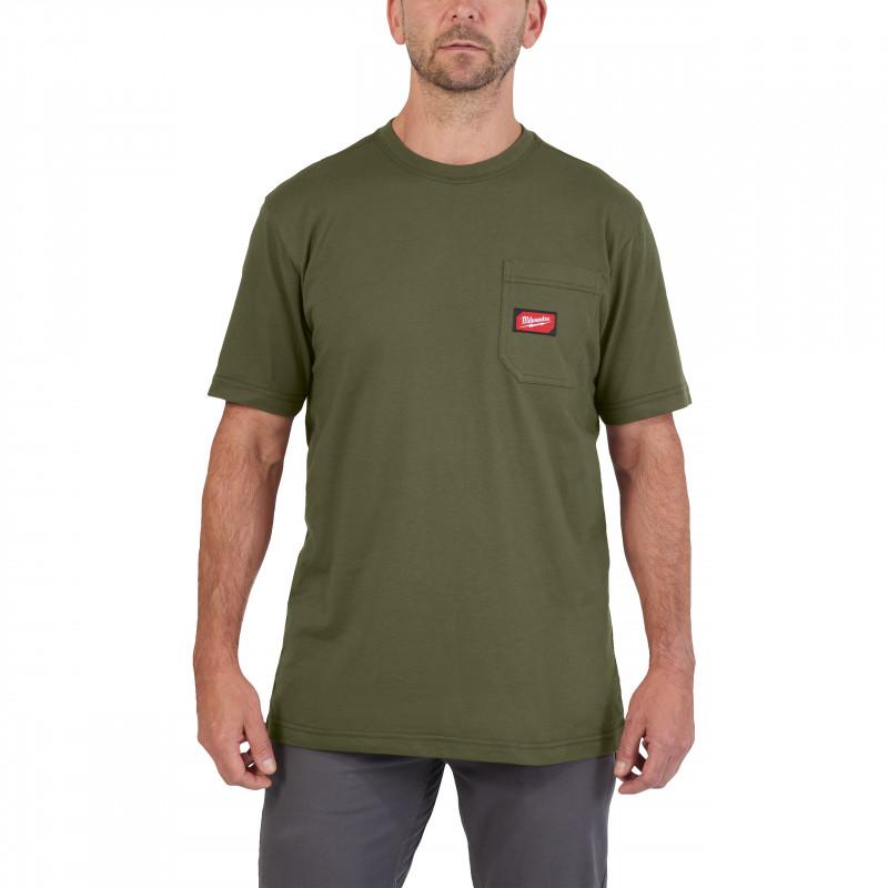 T-shirt travail manches-courtes vert MILWAUKEE | 4932493018_0