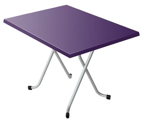 TABLE DE TERRASSE ALSACE VIOLET 110 X 70 CM