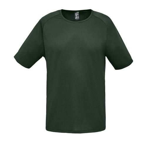 TEE-SHIRT PERSONNALISABLE DE SPORT HOMME EN POLYESTER VERT FORET