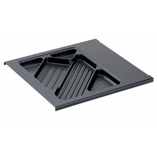 TIRETTES-PLUMIER - BAC À USTENSILES - POUR CAISSON DE BUREAU - H 28 MM HETTICH