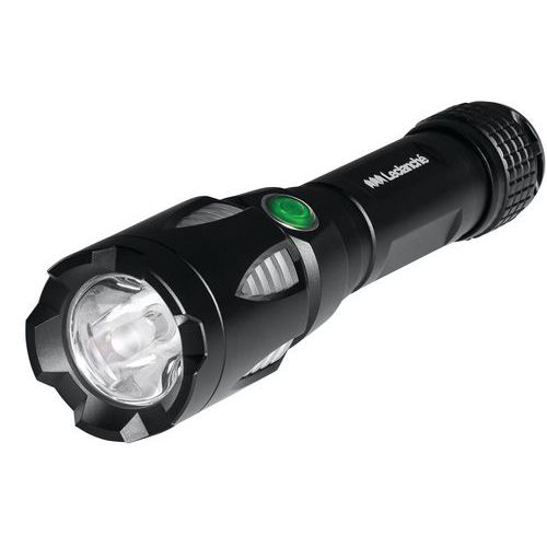 Lampe torche puissante 7 LED, finition caoutchouc