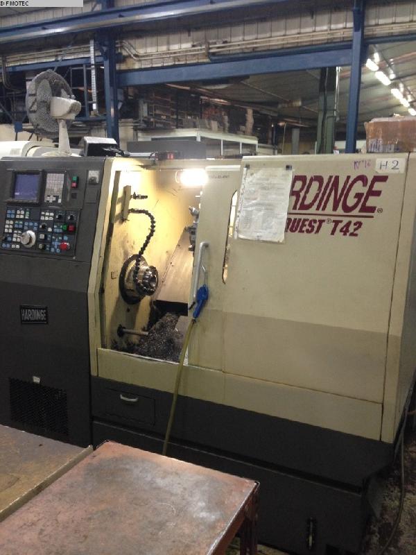 Tour CNC horizontal HARDINGE Conquest 42 - modèle 1996 - commande CNC_0