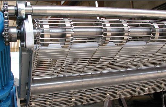 Transbande - Bandes transporteuses métalliques Tissmetal - légères et faciles à nettoyer_0