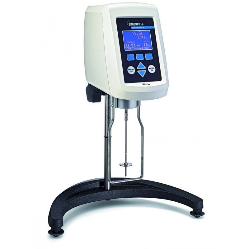 Viscosimètre rotatif numérique Brookfield DV1 - mesure viscosité et température avec 18 vitesses_0