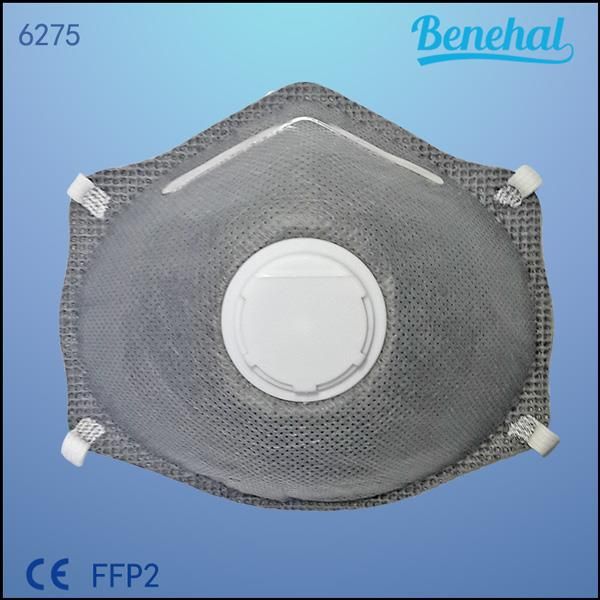 6272 / 6272L - Masque FFP2 Suzhou Sanical avec charbon actif et valve - Taille M et L_0