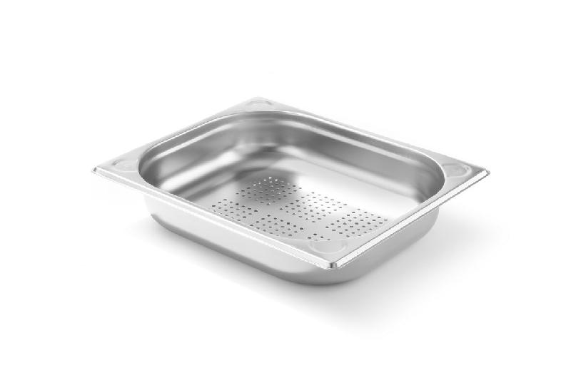 Bac gastronorme inox 1/2 perforé 65 mm - Kitchen Line - Référence 807323_0