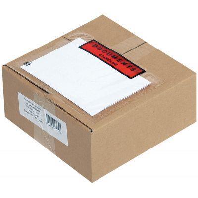 Boîte de 1000 pochettes expédition auto-adhésives - documents ci-inclus 162x120mm - Fournisseur NC S_0