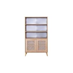 Buffet 2 portes et étagères en aggloméré Goose Hanah Home - blanc 8684283661893_0