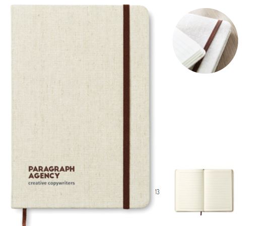 Carnet a5 avec 96 pages toile  mo8712-13_0