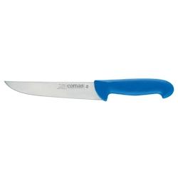 Comas couteau boucher 240 mm - modèle Carbon - couleur bleu - acier inoxydable_0