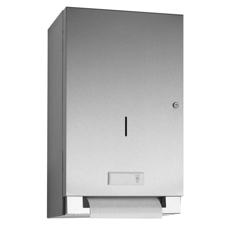 DP3109 / DP3110 - Distributeur de serviettes en papier sans contact - Dolphin Solutions - Acier inoxydable avec capteurs et réglage de longueur_0