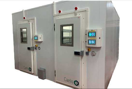 Enceinte climatique modulaire 20m3 standard avec caisson de traitement d'air dernière génération - CAELIS - Homogénéité /-0,3°C et /-1,5% HR_0