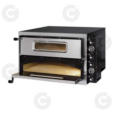 Four à pizza électrique en inox professionnel 2x6 pizzas - ø 320mm - SMART66_0