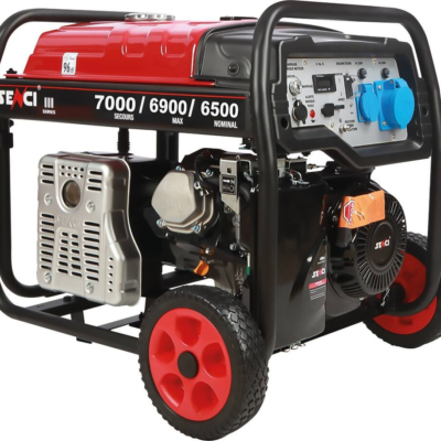 Groupe électrogène portable 7000W AVR - démarrage électrique - kit brouette - 11601074_0
