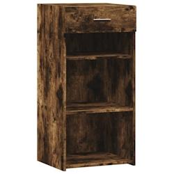 HELLOSHOP26 - Buffet bahut commode armoire meuble de rangement organisateur cuisine salle de séjour salon 45 x 42,5 x 93 cm bois d'ingénierie marron_0