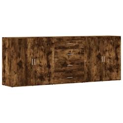Helloshop26 - Buffet bahut commode armoire meuble de rangement organisateur cuisine salle de séjour salons 3 pcs bois d'ingénierie 02_0037069 - 3000_0