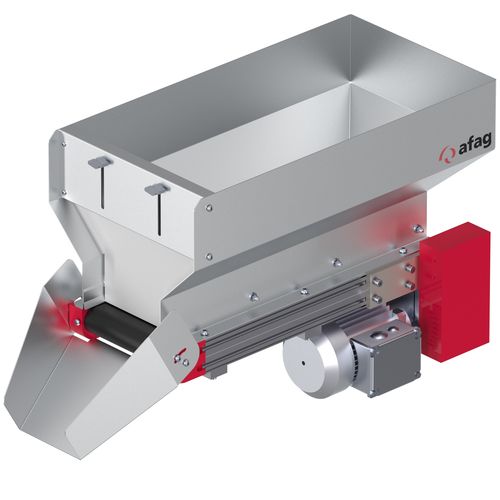 Trémie à bande industrielle IBB - trémie de stockage Afag - inox 3,5 l à 50 l - poids jusqu'à 70 kg_0