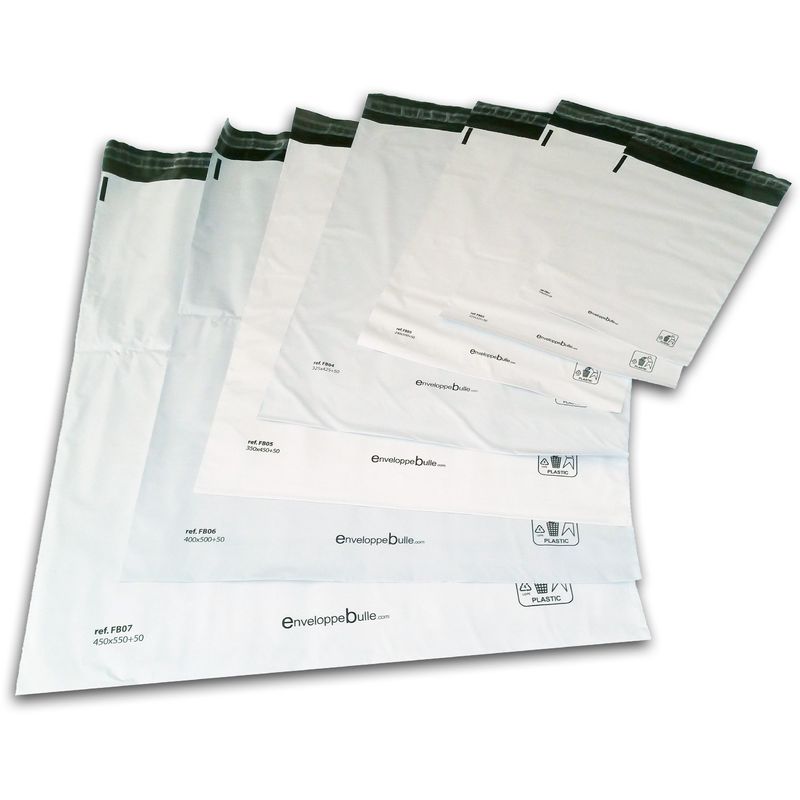 Lot de 100 enveloppes /à bulles blanches gamme PRO B//2 format 110x215mm