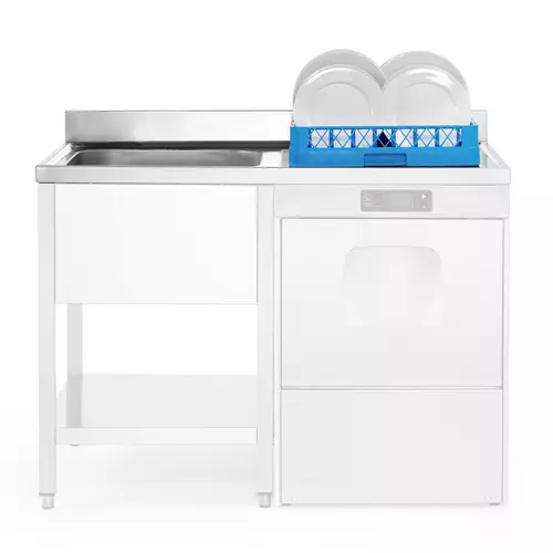 Plonge 2 bacs + 1 égouttoir á droite 1800 x 700 mm FRLV-718/21D-5897181_0