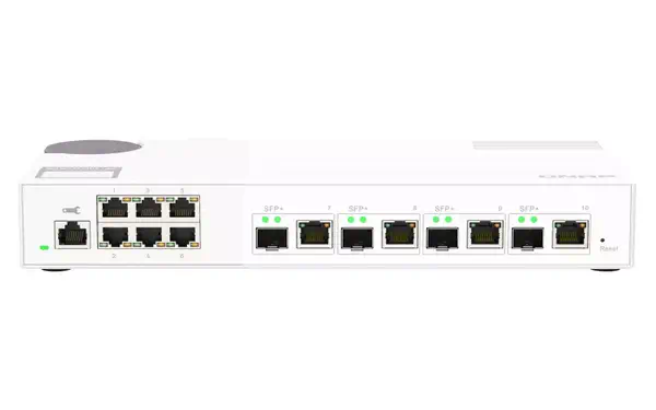QNAP QSW-M2106-4C commutateur réseau Géré L2 2.5G Ethernet (100/1000/2500) Blanc_0