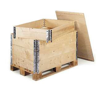 Rehausse de palette pliante en bois - idéale pour transport de produits fragiles ou volumineux_0