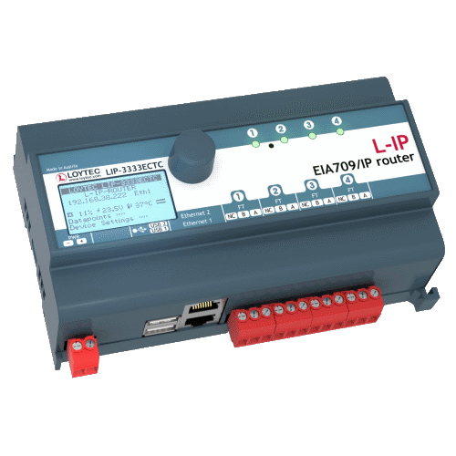 Routeur LonWorks® 1 port FTT10 vers IP - LIP ECTC - 4_0