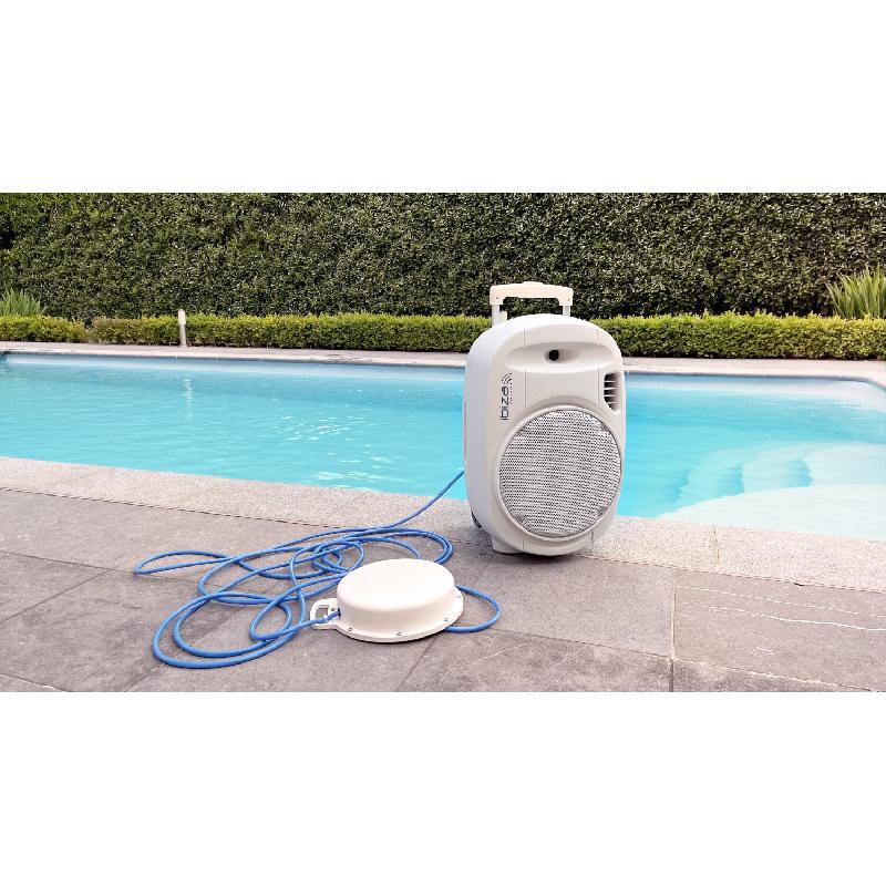 SONORISATION PORTABLE AUTONOME  SPECIAL PISCINE AVEC HAUT-PARLEUR AQUATIQUE DE 30W_0