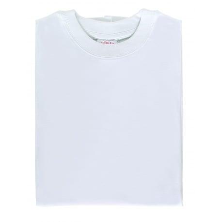 T-shirt manche courte coton, blanc - 190 g/m2, 100 %  - Buck Up | ASTBL_0