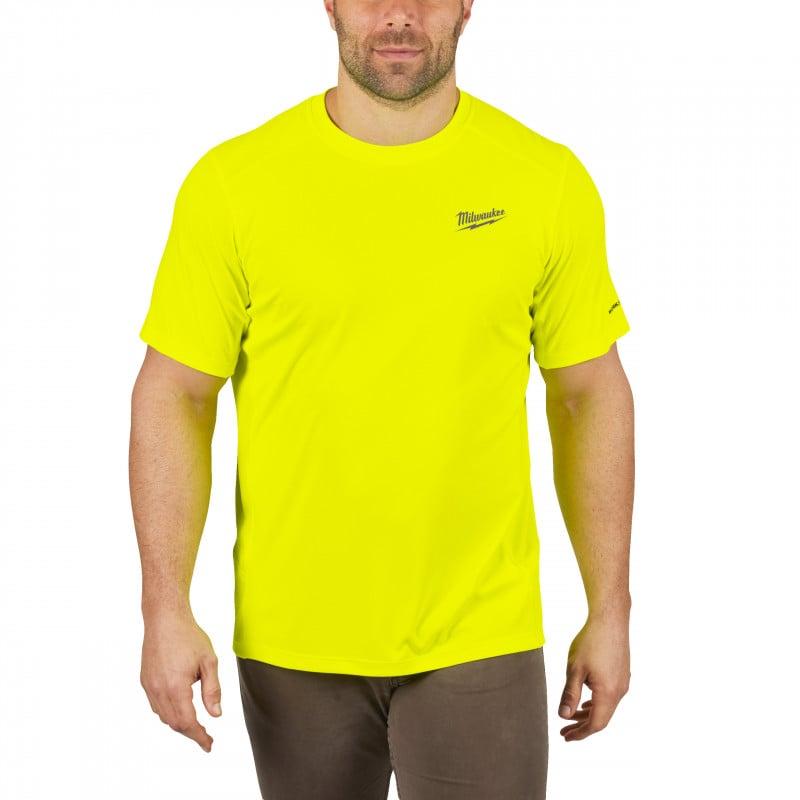 T-shirt workskin manches-court jaune MILWAUKEE | 4932493073_0