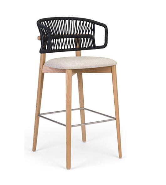 Tabourets en bois - Intérieurs, mixtes, tapissés - Coffee Cord Bar_0