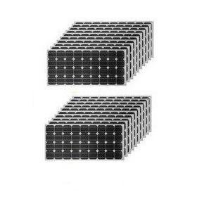 20 panneaux solaires 100W 12V monocristallins F.Tech - 36 cellules - Modèle 100M - Garantie 25 ans_0