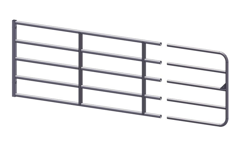 Barrière extensible 3 barres - équipements pfb_0