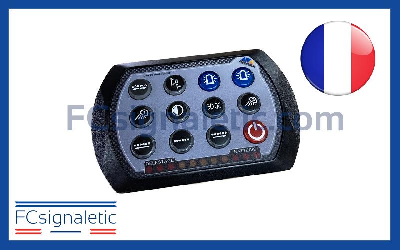 Boitier 12 touches can standby mercura 25176-05_0