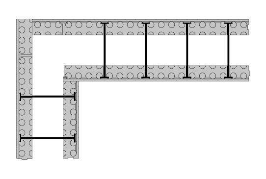 Blocs coffrants - LECOBLOC 7,5/15/7,5 angle droit Ext. - Épaisseur totale mur : 30 cm_0