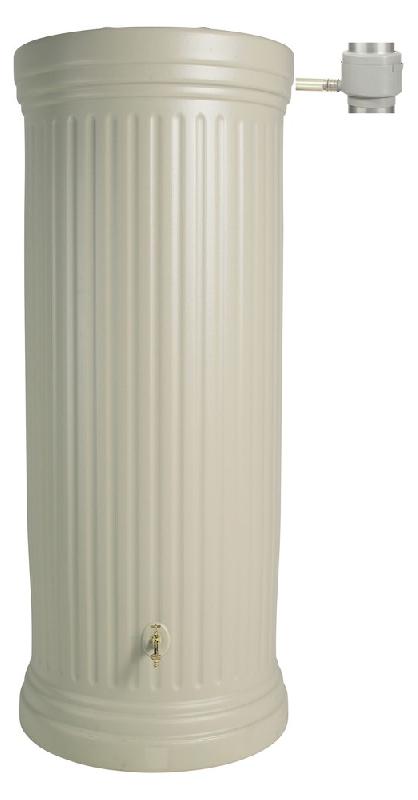 Cuve colonne cylindrique - sable - 500 litres - récupérateur d'eau de pluie_0