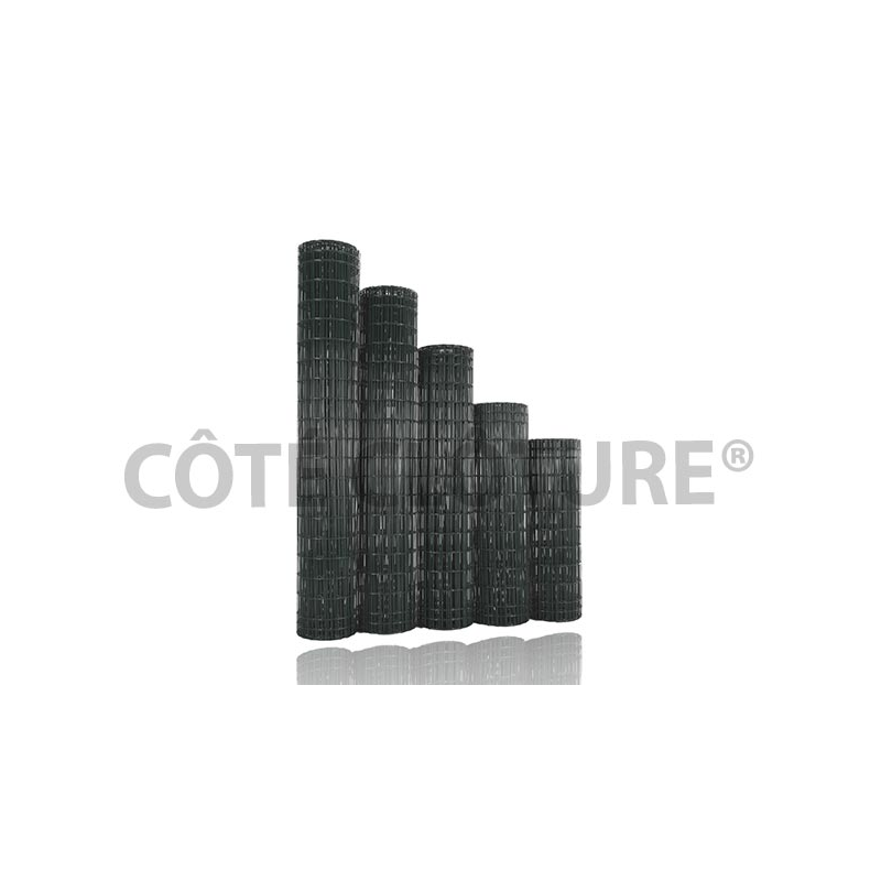 Clôture grillagée soudée PRO - Gris anthracite - Hauteurs jusqu'à 2m00 - Rouleau de 25m_0