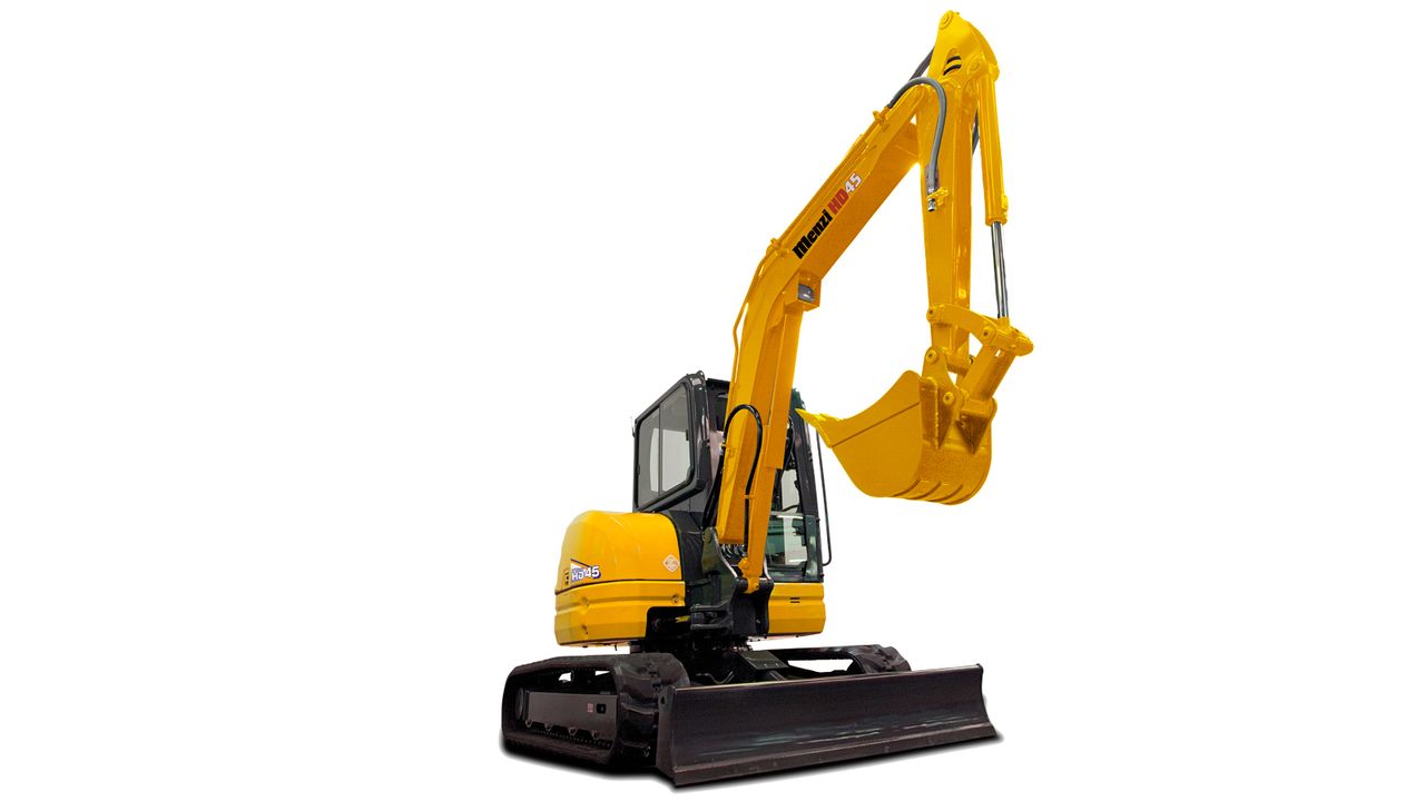 Excavateur à chenilles Menzi HD45 - Série 10 tonnes avec différentes flèches_0