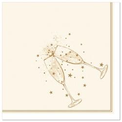 Papstar 5 lots de 50 Serviettes 